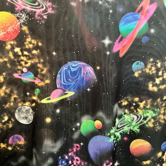 Black Friday Galaxy Mesh Top, Size 14 - Picture 5 of 6